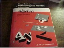 Algebra: Structure and Method : Book 1 : Study Guide for Reteaching and Practice