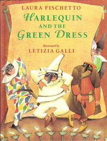Harlequin and the Green Dress