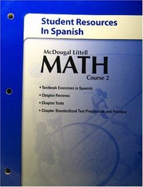 McDougal Littell MATH - Course 2 - Student Resources in Spanish