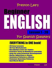 Preston Lee's Beginner English Lesson 1 - 20 For Spanish Speakers