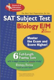 SAT Subject Test: Biology E/M (REA) -- The Best Test Prep for the SAT (Test Preps)