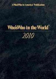 Who's Who in the World 2010