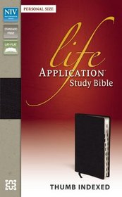 NIV Life Application Study Bible, Personal Size Indexed