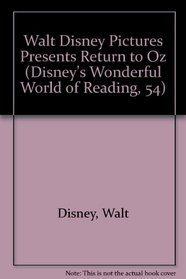 RETURN TO OZ (Disney's Wonderful World of Reading, 54)