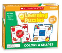 Scholastic Teacher's Friend Colors & Shapes Learning Puzzles, Multiple Colors (TF7152)