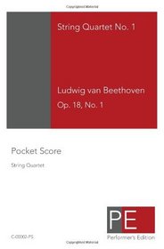 Beethoven String Quartet No. 1: Pocket Score