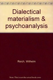 Dialectical Materialism & Psychoanalysis