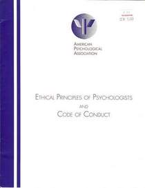 Ethical Principles of Psychologists and Code of Conduct