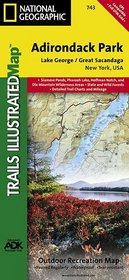 Lake George, Great Sacandaga Lake - Trails Illustrated Map # 743