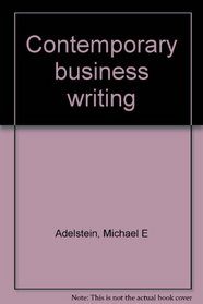 Contemporary business writing