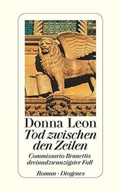 Tod zwischen den Zeilen (By Its Cover) (Guido Brunetti, Bk 23) (German Edition)