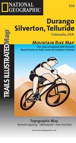 National Geographic Durango, Silverton, Telluride, Colorado, USA Trails Illustrated Map: Mountain Bike Map (Speciality)