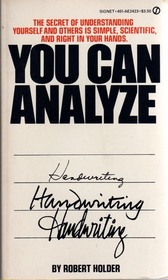 You Can Analyze Handwriting