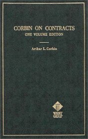 Corbin on Contracts: One Volume Edition (Hornbooks)