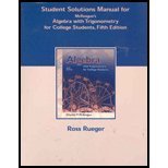 Student Solutions Manual for McKeague's Algebra with Trigonometry for College Students