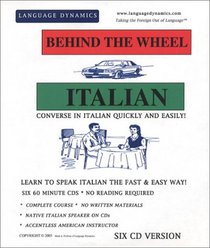 Behind the Wheel Italian (6 CD Course) (Behind the Wheel)