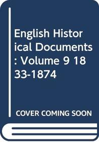 English Historical Documents, 1833-1874