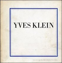 Yves Klein, 1928-1962;: Selected writings