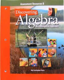 Discovering Algebra : Assessment Resources B