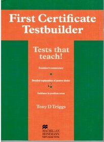 First Certificate Testbuilder: Without Key