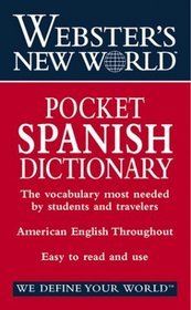 Diccionario espaol/ingls - ingls/espaol: Webster's New World Pocket Spanish