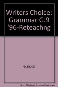 Grammar Reteaching (Writer's Choice Grammar and Composition)