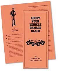 About Your Vehicle Damage Claim: 50 Questions and Answers with Checklist