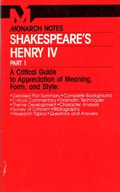 Shakespeare's Henry IV (Part 1)