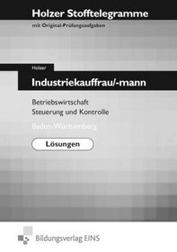 Stofftelegramme Industriekauffrau/mann. Lsungen
