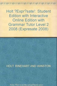 Se+onl+li+snbth+gram Tut Holt Spn 2 2008 (Spanish Edition)