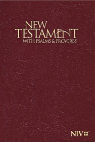 NIV Pocket New Testament with Psalms & Proverbs - Burgundy