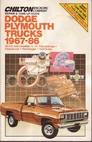 Dodge Plymouth Trucks 86
