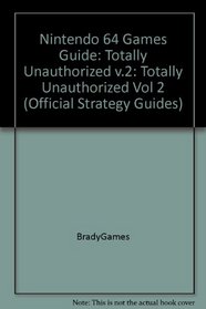 NINTENDO 64 GAMES GUIDE, VOLUME 2 (Official Strategy Guides)