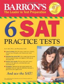 Barron's 6 SAT Practice Tests (Barrons Sat)