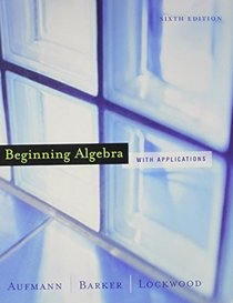 Beginning Algebra With Houghton Mifflin3 Cd + Study and Solutions Manual + Dvd 6th Ed + Eduspace
