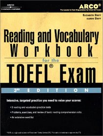 TOEFL Reading Vocab Wkbk 3/E (Toefl Reading and Vocabulary Workbook, 3rd ed)