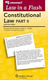 Law in a Flash Cards: Constitutional Law II