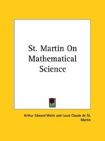 St. Martin On Mathematical Science