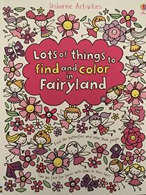Lots of things to find and color in Fairyland