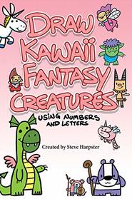 Draw Kawaii Fantasy Creatures Using Numbers and letters