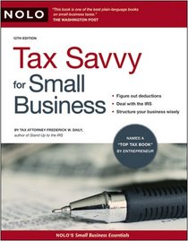 TAX SAVVY FOR SMALL BUSINESS