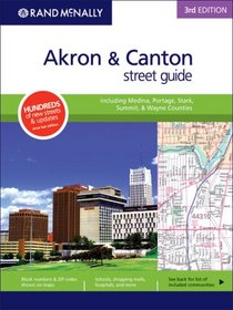 Rand McNally 3rd Edition Akron & Canton street guide