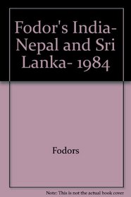 Fodor's India, Nepal and Sri Lanka