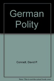German Polity (Comparative Studies of Political Life)