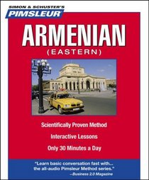 Pimsleur Armenian (Eastern): Learn to Speak and Understand Armenian with Pimsleur Language Programs (Compact)
