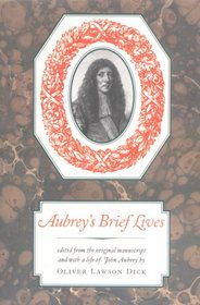 Aubrey's Brief Lives (Nonpareil Books, No 77) (Nonpareil Books, No 77)