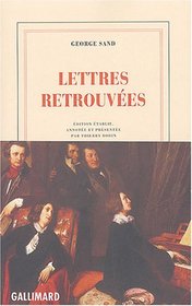 Lettres retrouves