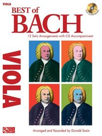 Best of Bach for Viola: 12 Solo Arrangements with CD Accompaniment