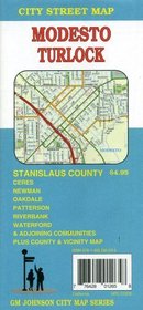 Modesto/Stanislaus County, CA Street Map