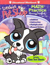Littlest Pet Shop Workbooks w/Stickers - Math